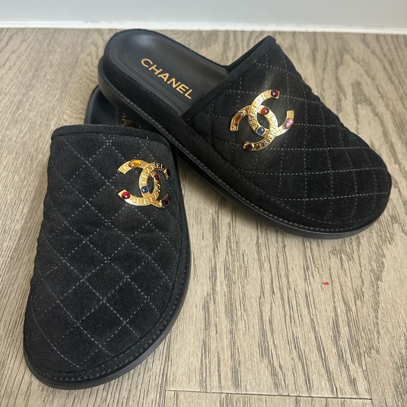 CHANEL black mules - Picture 4 of 5